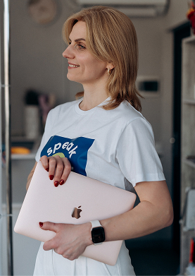 Наталія Москаленко під час занять